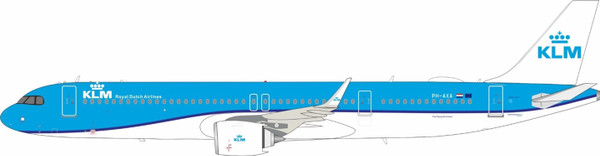 Inflight200 KLM Royal Dutch Airlines Airbus A321-252NX PH-AXA with stand IF321KL0824 1:200