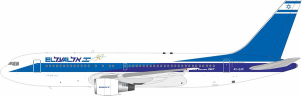 Inflight200 El Al Israel Airlines Boeing 767-200 4X-EAC with stand IF762EY1024R 1:200