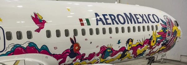 JC Wings AeroMexico Boeing 737 MAX 9 "Kukulcan" Reg: XA-GQS With Stand XX20570 1:200