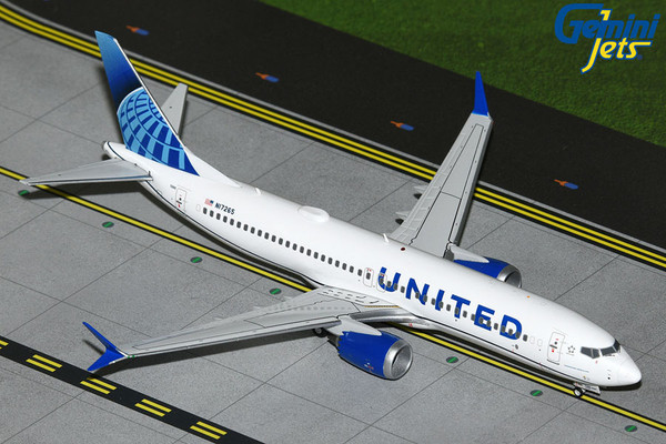 Gemini200 United Airlines B737 MAX 8 N17265 G2UAL1255 1:200