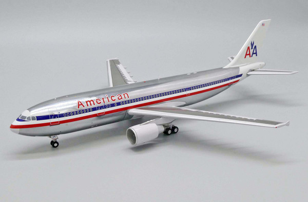 JC Wings American Airlines Airbus A300-600R "Polished" Reg: N70074 With Stand XX20013 1:200