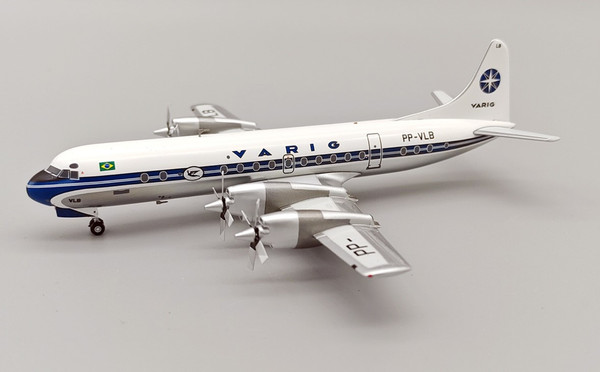 Inflight200 VARIG L-188 ELECTRA PP-VLB with stand IF188VR0124P 1:200