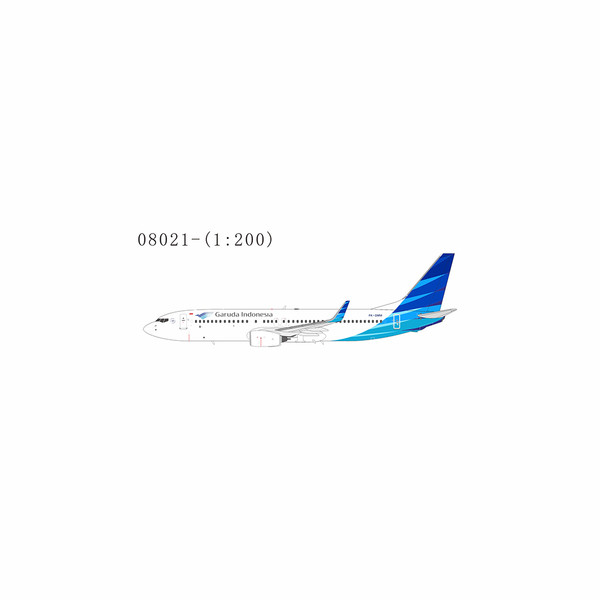 NG Model Garuda Indonesia 737-800/w PK-GMM with stand 08021 1:200