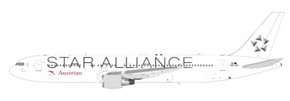 JFox Austrian - Star Alliance 767-3Z9/ER OE-LAZ JF-767-3-019L 1:200