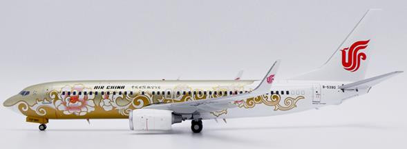 JC Wings Air China Boeing 737-800 "Gold Peony" Reg: B-5390 With Stand LH2364 1:200