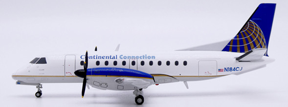 JC Wings Continental Connection (Colgan Air) Saab 340B Reg: N184CJ With Stand XX20472 1:200