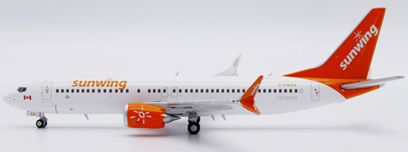 JC Wings Sunwing Airlines Boeing 737 MAX 8 Reg: C-FMXA With Antenna LH4314 Scale 1:400