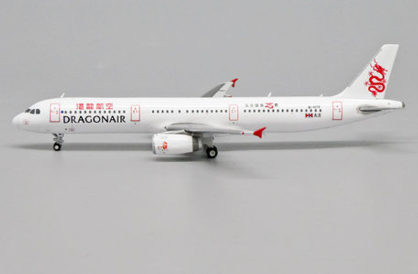 JC Wings Dragonair Airbus A321 "Serving you for 25 years" B-HTF EW4321002 Scale 1:400