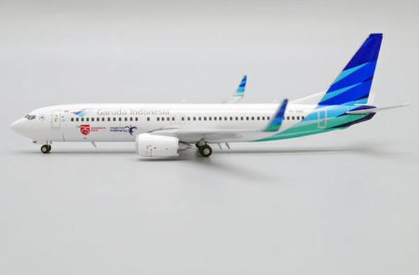 JC Wings Garuda Indonesia Boeing 737-800 "75 Indonesia Maju" PK-GMZ LH4210 Scale 1:400