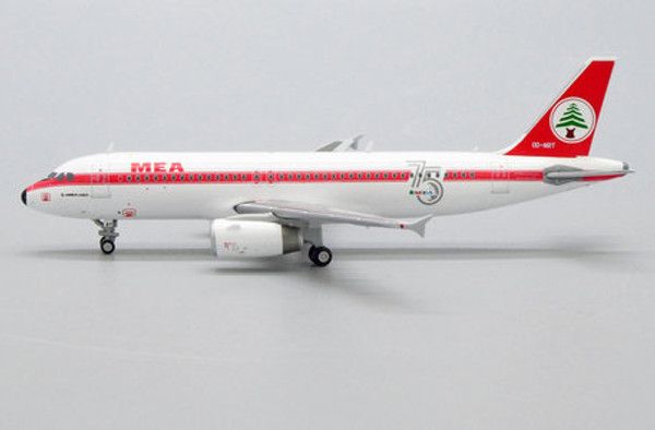 JC Wings Middle East Airlines Airbus A320 "Retro" OD-MRT XX4464 Scale 1:400