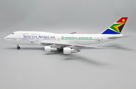 JC Wings South African Airways Boeing 747-300 "Nigeria Airways Title" ZS-SAU XX20007 Scale 1:200