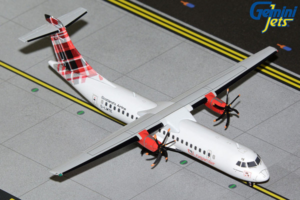 Gemini200 Loganair ATR 72-600 G-LMTE red livery G2LOG1374 Scale 1:200