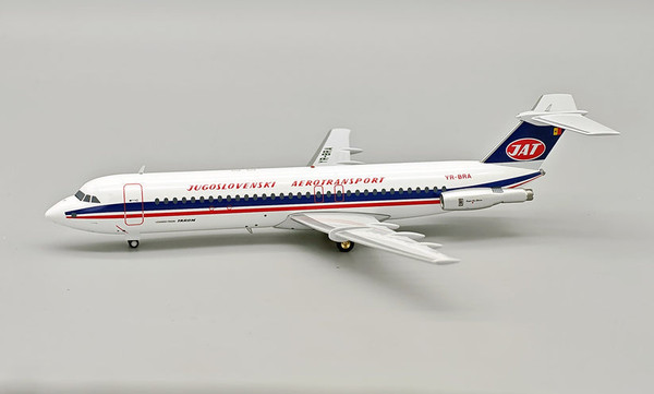 InFlight200 JAT - Yugoslav Airlines BAC 111 YR-BRA with stand IF111JA0525 Scale 1:200