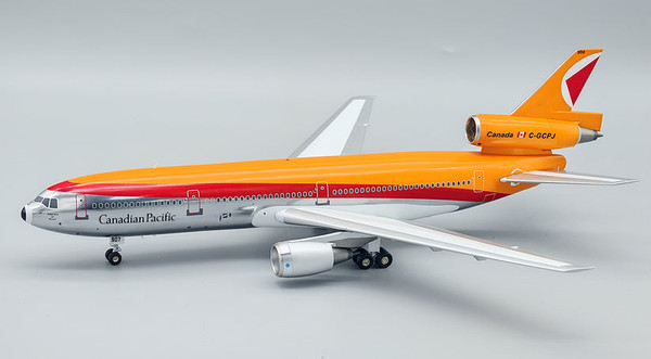 InFlight200 Canadian Pacific McDonnell Douglas DC-10-30 C-GCPJ with stand Polished IF103CP1025P Scale 1:200