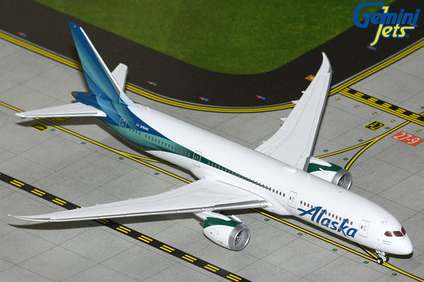 GeminiJets Alaska Airlines Boeing 787-9 N784HA GJASA2400 1:400