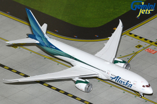 GeminiJets Alaska Airlines Boeing 787-9 N784HA **RESTOCK** GJASA2400 1:400