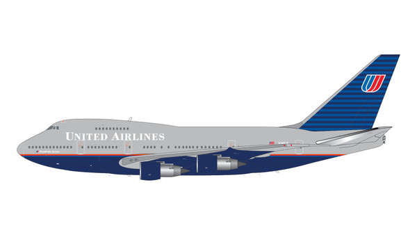 Gemini200 United Airlines B747SP N145UA "battleship" livery G2UAL1160 Scale 1:200