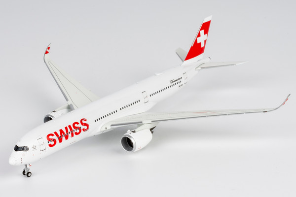 NG Models Swiss A350-900 Reg: HB-IFB ULTIMATE with stand 39125 Scale 1:400