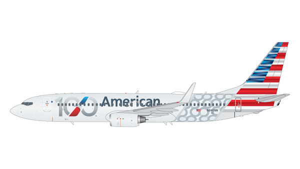 Gemini200 American Airlines Boeing 737-800 N840NN “100” (Centennial) livery G2AAL1519 1:200