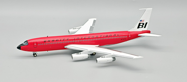 InFlight200 Braniff International Boeing 707-227 Super Jet N7075 – Red with stand IF702BN1125 Scale 1:200