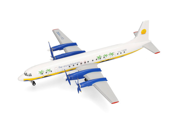 Herpa Wings Aero Caribbean Ilyushin IL-18 – CU-T1532 HE573719 Scale 1:200