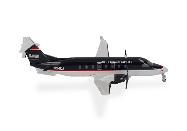 Herpa Wings US Airways Express Beechcraft 1900D Reg: N124CJ HE573443 Scale 1:200