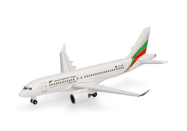 Herpa Wings Bulgaria Air Airbus A220-100 Reg: LZ-VIE HE538633 Scale 1:500