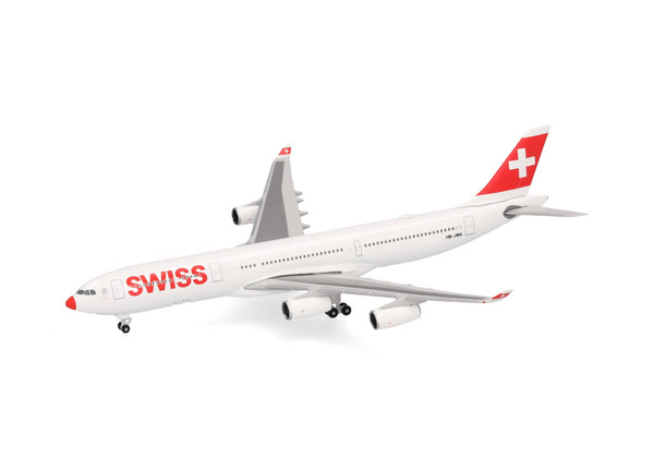 Herpa Wings Swiss International Air Lines Airbus A340-300 HE538183 Scale 1:500