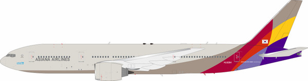 InFlight200 Asiana Airlines Boeing 777-28E/ER HL8284 IF772OZ1225 Scale 1:200