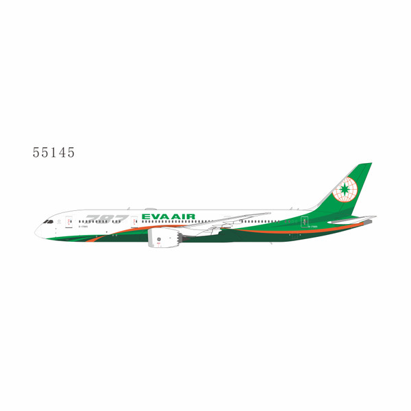 NG Models Eva Airways 787-9 Dreamliner Reg: B-17885 55145 Scale 1:400