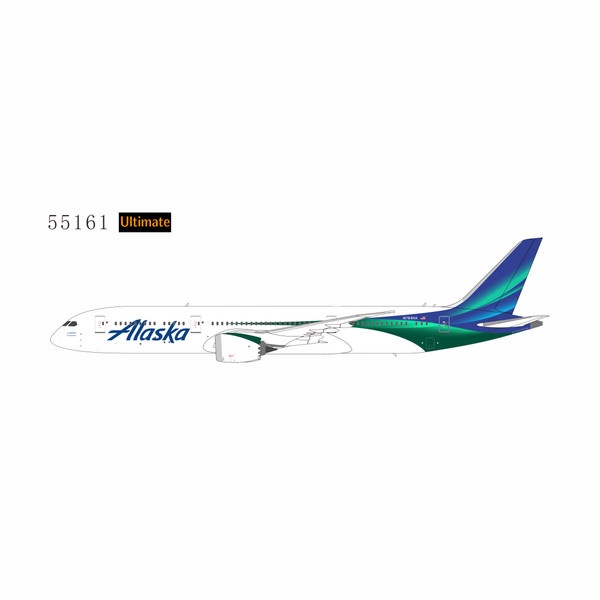 NG Model Ultimate Alaska Airlines Boeing 787-9 Reg: N784HA new colors; with luxurious package with stand 55161 1:400