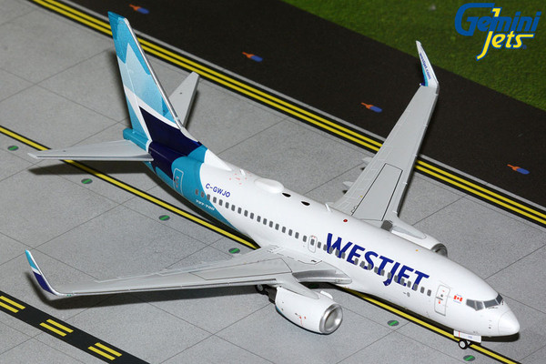 Gemini200 WestJet Airlines B737-700W Reg: C-GWJO G2WJA1431 Scale 1:200