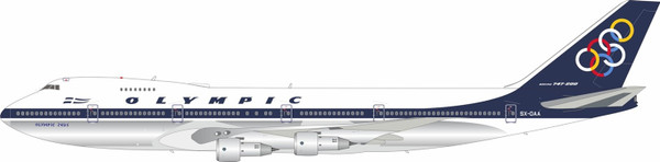 InFlight200 Olympic Boeing 747-284B SX-OAA Polished IF742OA0526P Scale 1:200