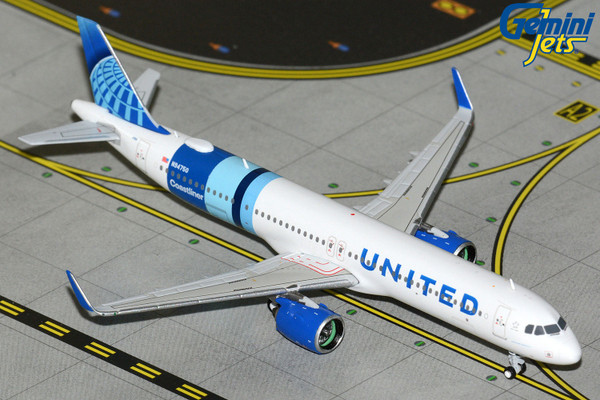 United Airlines A321neo "Coastliner" Reg: N94750 GJUAL2423 Scale 1:400