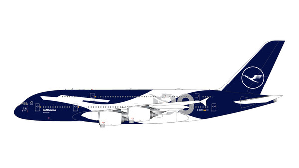 Gemini200 Lufthansa Airbus A380 D-AIMH “100” years livery G2DLH1512 1:200