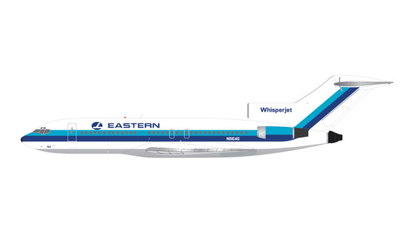 GeminiJets Eastern Air Lines Boeing 727-100 N8164G “Whisperjet” w/ polished belly GJEAL2350 1:400