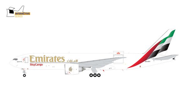 Gemini200 Emirates SkyCargo Boeing 777-200LR A6-EFV (Interactive Series) G2UAE1476 1:200