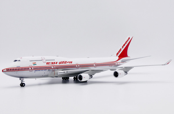 JC Wings Air India Boeing 747-400 "Polished" Reg: VT-ESP Polished With Stand XX20203 Scale 1:200