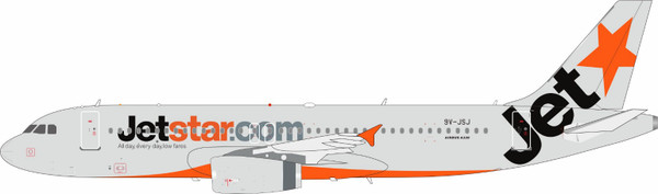B-Models Jetstar Asia Airways Airbus A320-232 9V-JSJ B-320-JSJ Scale 1:200