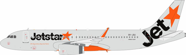 B-Models Jetstar Asia Airways Airbus A320-232 9V-JSU B-320-JSU Scale 1:200