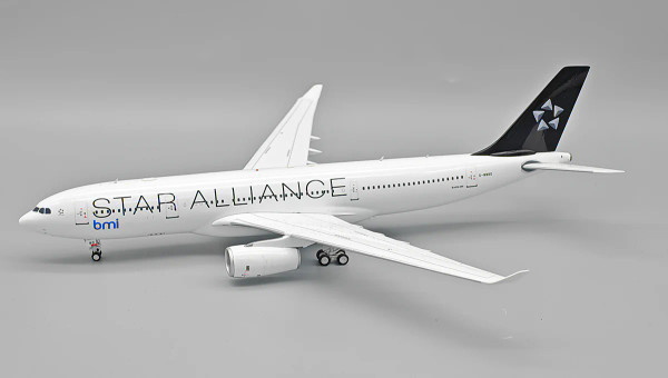 Star Alliance (BMI British Midland) Airbus A330-243 Reg: G-WWBD IF332BMWBD 1:200