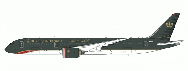 JC Wings Royal Jordanian Boeing 787-9 Dreamliner Reg: JY-RBA With Antenna XX40880 Scale 1:400