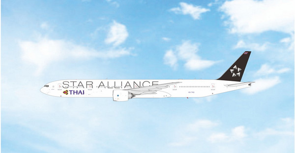 Phoenix Model Thai Airways Boeing 777-300ER Reg: HS-TKQ 12089 1:400