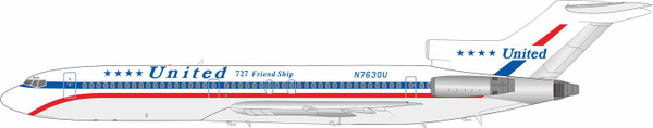 InFlight200 United Airlines Boeing 727-200 Reg: N7630U IF722UA0426 1:200 with stand