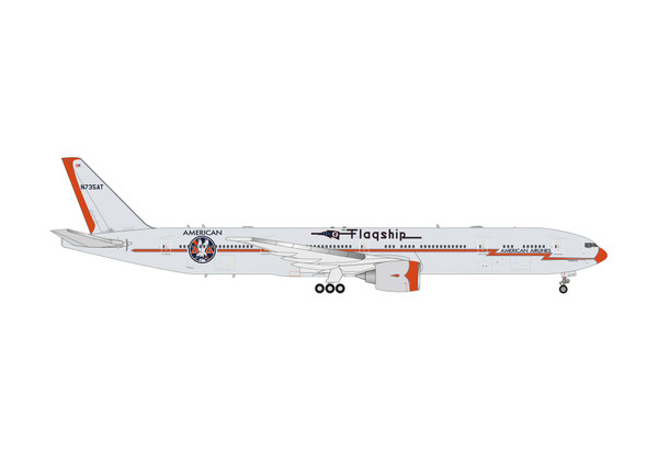 Herpa AMERICAN 777-300 FLAGSHIP HERITAGE HE539173 Scale 1:500