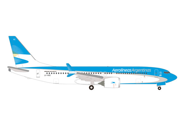 Herpa Aerolíneas Argentinas Boeing 737 MAX 8 HE539081 Scale 1:500