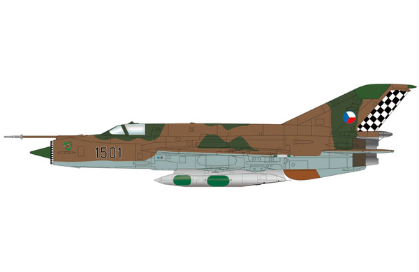 Hobby Master MIG-21R 1501, Czech Air Force, Caslav AB, 1994 HA0006 Scale 1:72