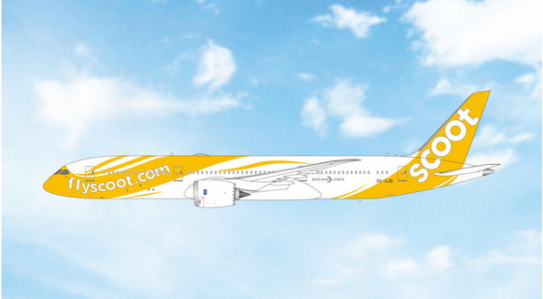 Phoenix Model Scoot Boeing 787-9 Reg: 9V-OJB 12104 1:400