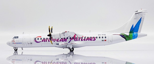 JC Wings Caribbean Airlines ATR 72-600 "OC" Reg: 9Y-TTE XX20266 1:200 With Stand