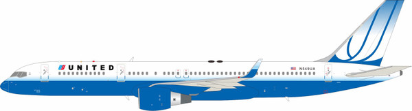 InFlight200 United Airlines Boeing 757-200 Reg: N549UA IF752UA0526 1:200 with stand